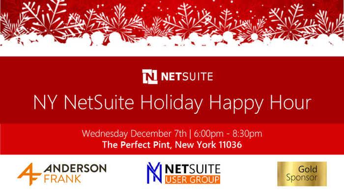 NetSuite User Group Feiertags-Happy Hour