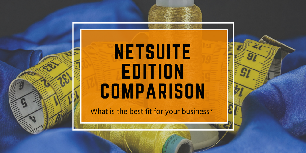 Comparaison des éditions de NetSuite